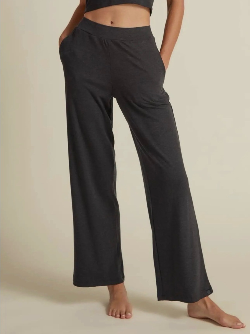 Faceplant Dreams soft straight Leg Lounge Pants in Charcoal NWT